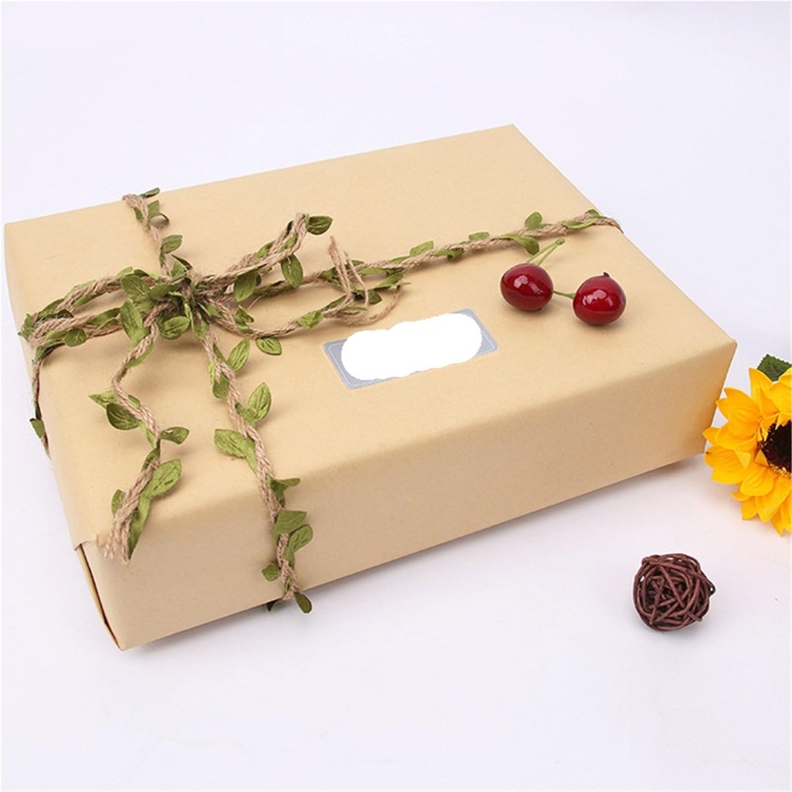 Geschenkpapier 10/50M Brown Kraft Paper Packaging, Gift Wrapping Moving Packing Roll For Painting(50mx45cm)