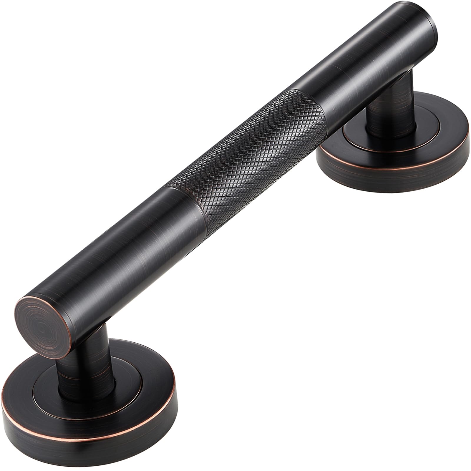 Lava Odoro Oil Rubbed Bronze Grab Bars, 12" Anti-Slip Knurling Shower Bars