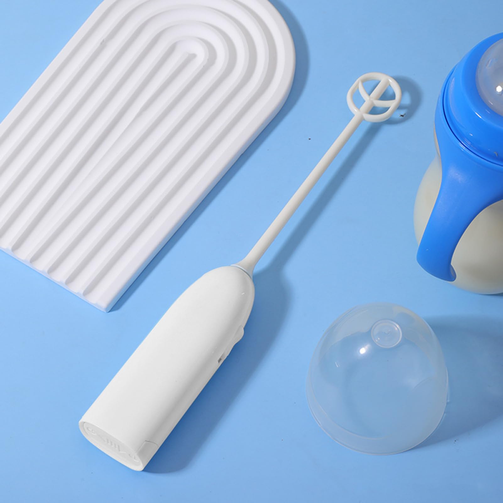 Mezclador de fórmula para bebés - PP Milk eficiente para el diseño de la mano de la mano | Suministro de polvo liso con operación tranquila | Fórmula eléctrica Sumitrer ideal para biberones, café y us