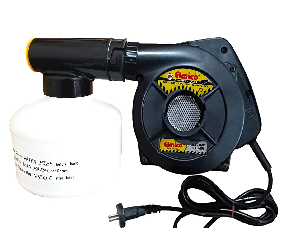Elmico 700WMulti Sprayer Machine/Sprayer Machine for Home/Sprayer Bottle/Continuously 60 min use/ 100% Copper Armature/Heavy Duty Guaranteed Motor Blower & Safety Goggles//Lead/(Made in India) (B093WV54MC) Amazon Price History, Amazon Price Tracker