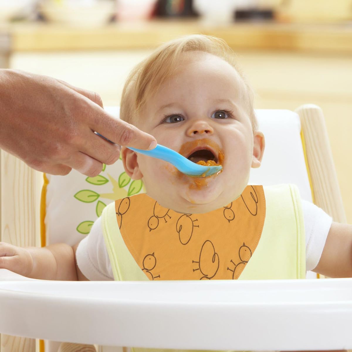 Toyvian 3 Set Di Bavaglini Per Neonati Salviette Per La Saliva Bavaglini Per Neonati Bavaglini Per Il Pranzo Bavaglini Leggeri in Cotone Lavabile 5 Pezzi*3