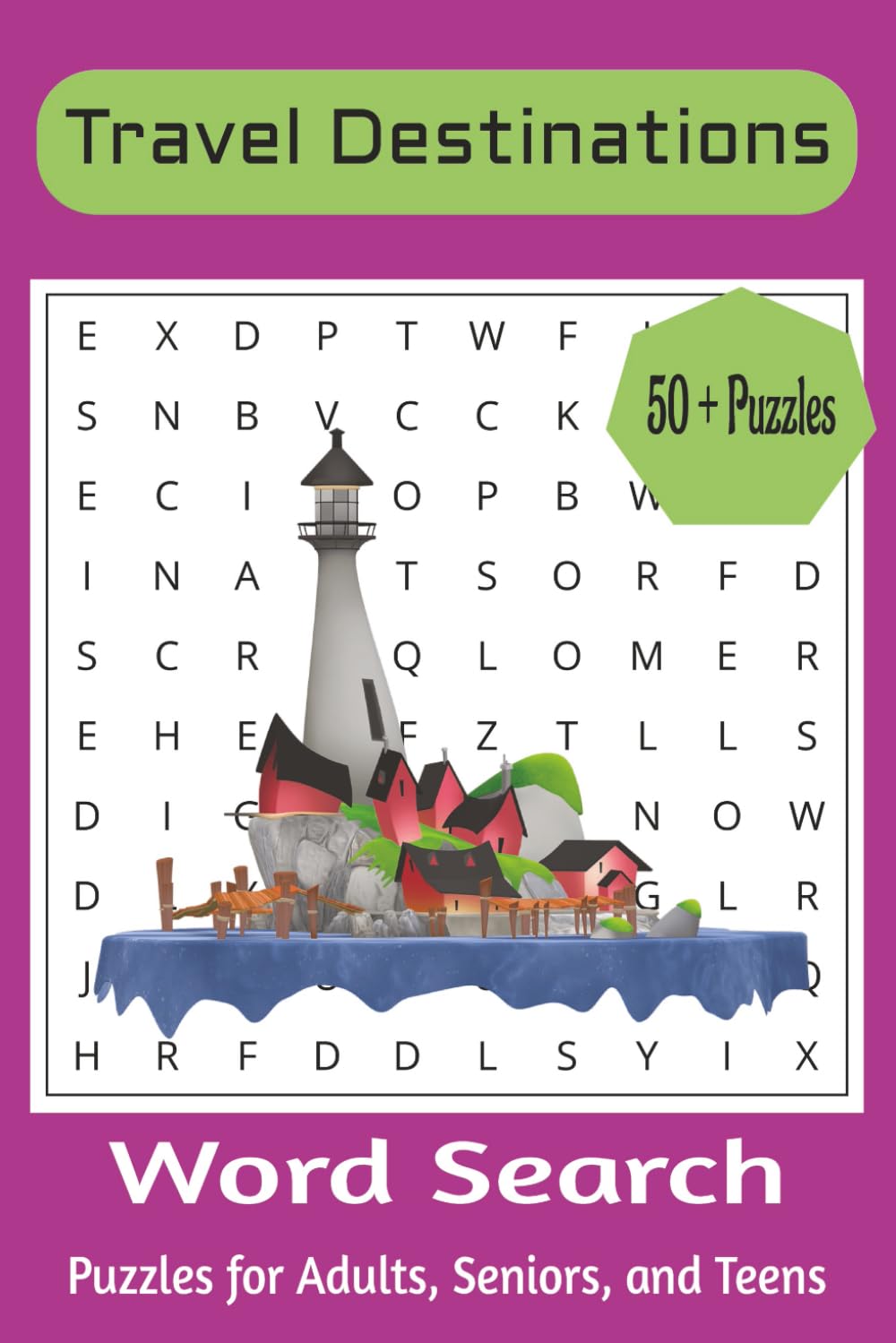 Travel Destinations Word Search.: Word Searches with Easy to Read Print about Travel Destinations, Vacation Spots, Hidden Gems and More | 6x9 inches, ... Gifts for Vacations, Holidays, and Free Times