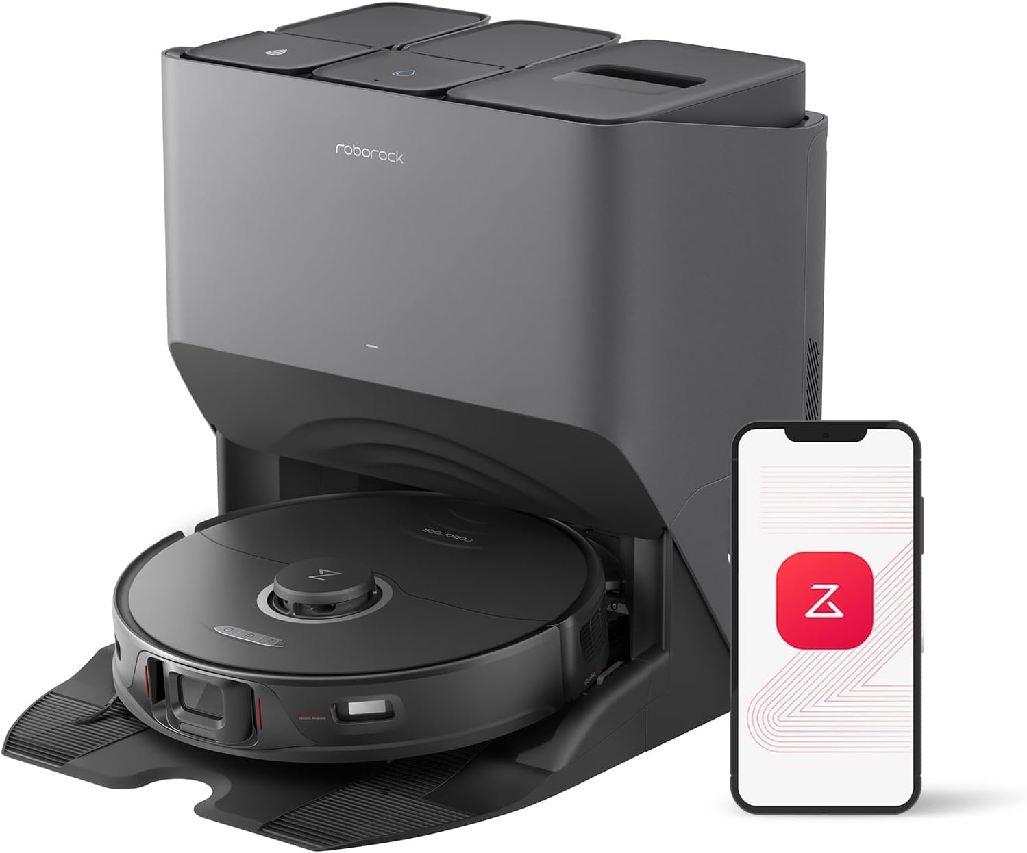 Robô aspirador de pó e passa pano Roborock S8 Pro Ultra, seca