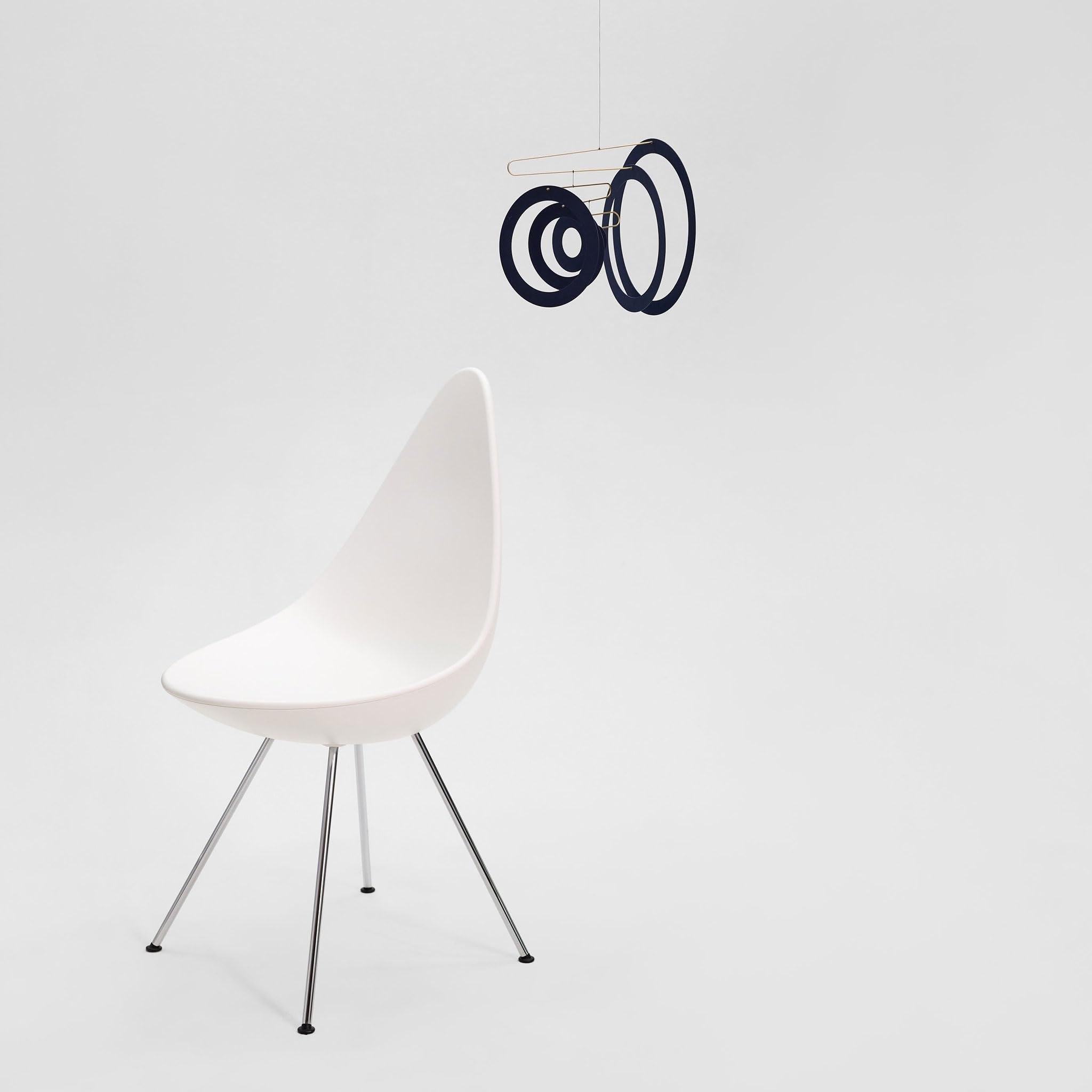 Flensted Supersonic Mobile en carton fabriqué dans la couleur : bleu nuit, taille : 25 x 25 cm, 162B