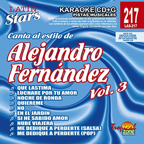 Karaoke: Alejandro Fernandez   Latin Stars Karaoke