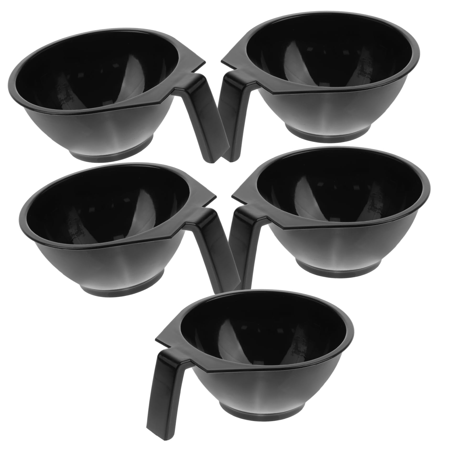 BESTYASH 3 Sätze Farbcremeschale Farbe Mischen Klein Blau Groß Färben Von Schalen Spa Diy Haarfärbeschale Haarfärbemittel Zum Selbermachen Farbmischschüsseln Plastik Schwarz 5 Stück * 3