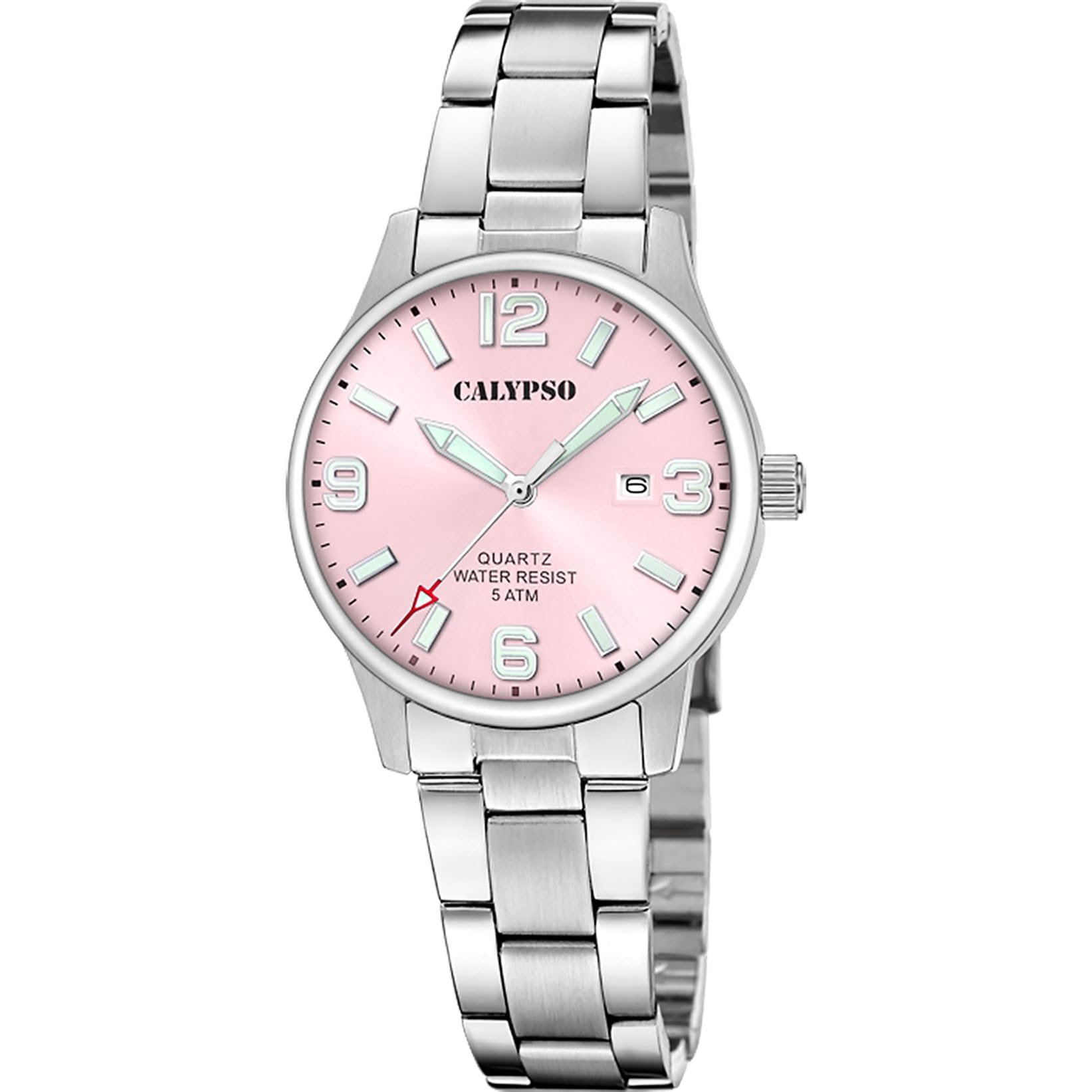 Calypso Orologio Donna Analogico in Acciaio Inossidabile 316l Argentato