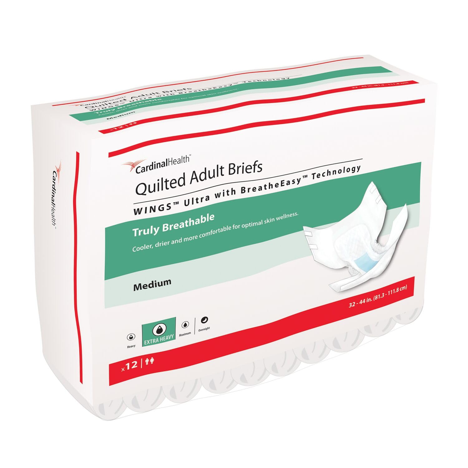 Cardinal Health Wings Ultra Quilted Briefs