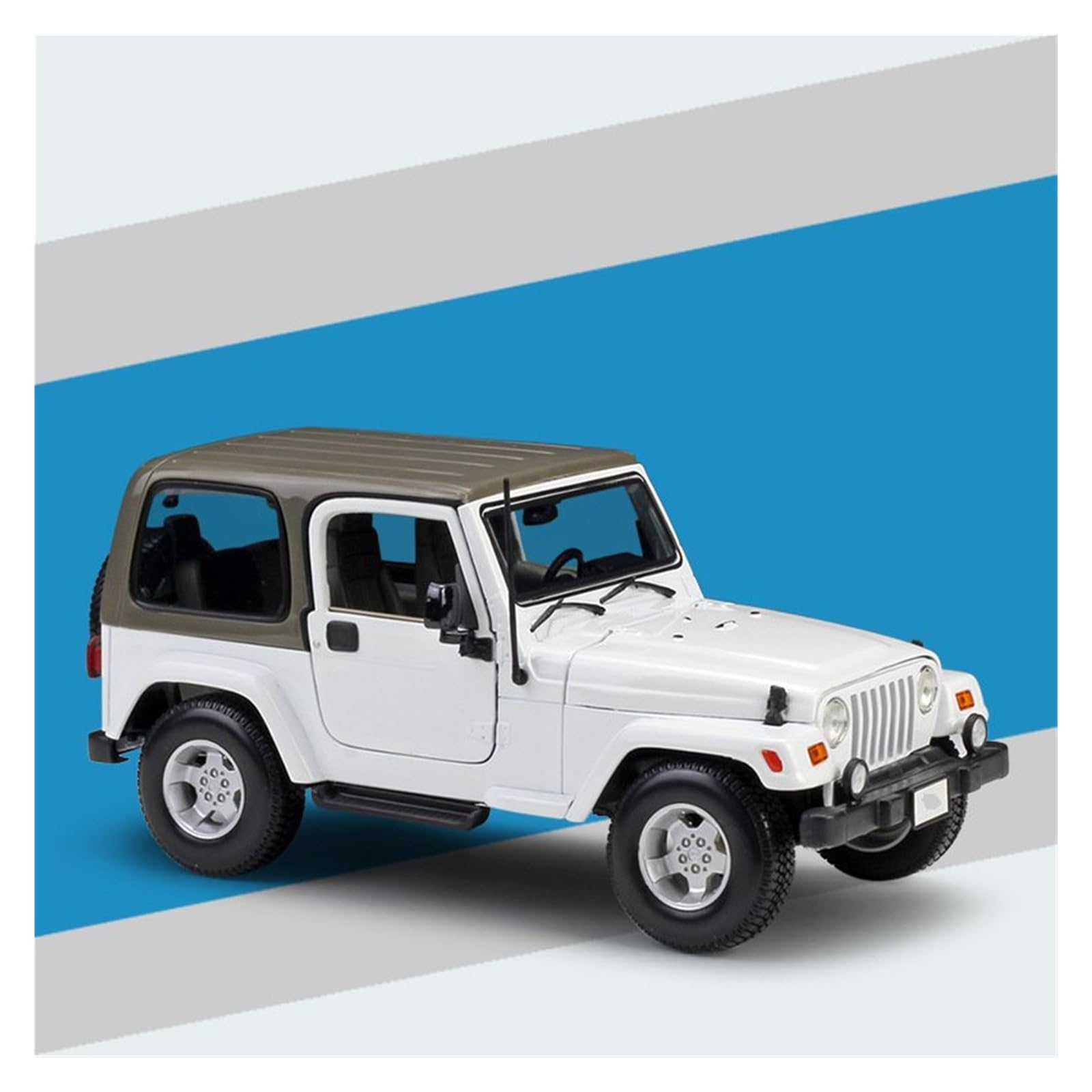 Btwodian Scale Model Car 1:18 For Wrangler For Sahara Alloy Diecasts Model Vehicles Ornaments