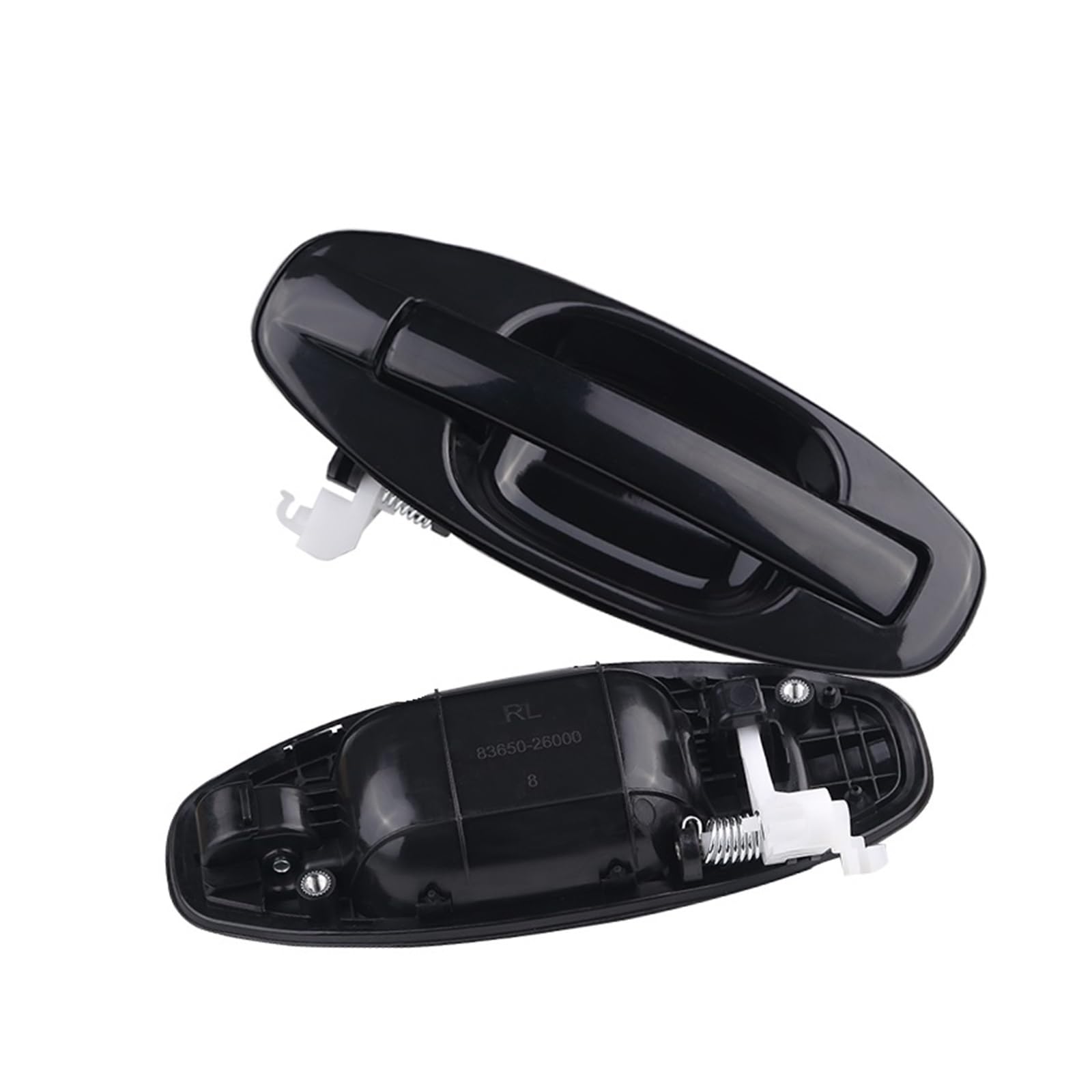 Lsdsaaza Back Left Sliding Exterior Handle For Hyundai For Santa Fe 2001-2006 82650-26000 82660-26000 Outside Door Handle Exterior 4 Doors Car Bowl(Back Left)