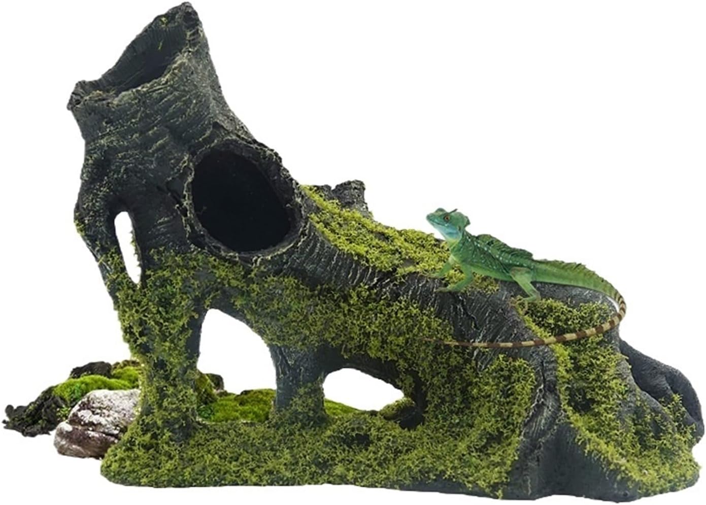 Fish Tank Decorations Accessories Aquarium Plant Cave Decor Fish Hiding Place for Sleeping Resting Hiding Playing(8.7Lx4.7Wx6.1H(in))