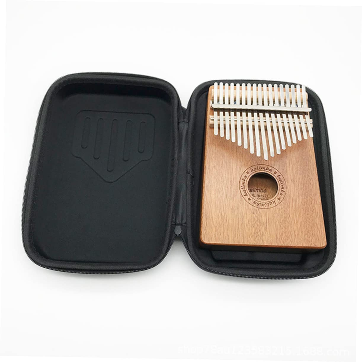 Generic 2 Stück Gigbag Finger Klaviertasche Kalimba Zubehör Kalimba Halter Kalimba Schutz Daumen Klavierhülle Tragbare Kalimba Hülle Daumen Klaviertasche Eva Kalimba Hülle Kalimba Tasche