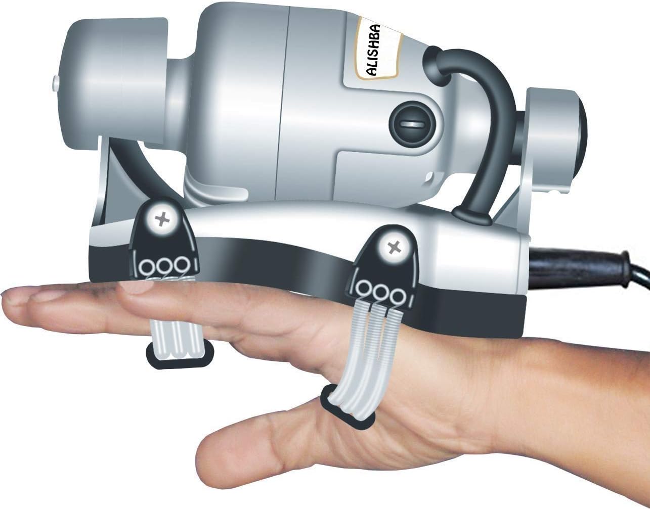 ALISHBA Silver Powerful Double Speed Floating Action Body, Head & Finger Massager