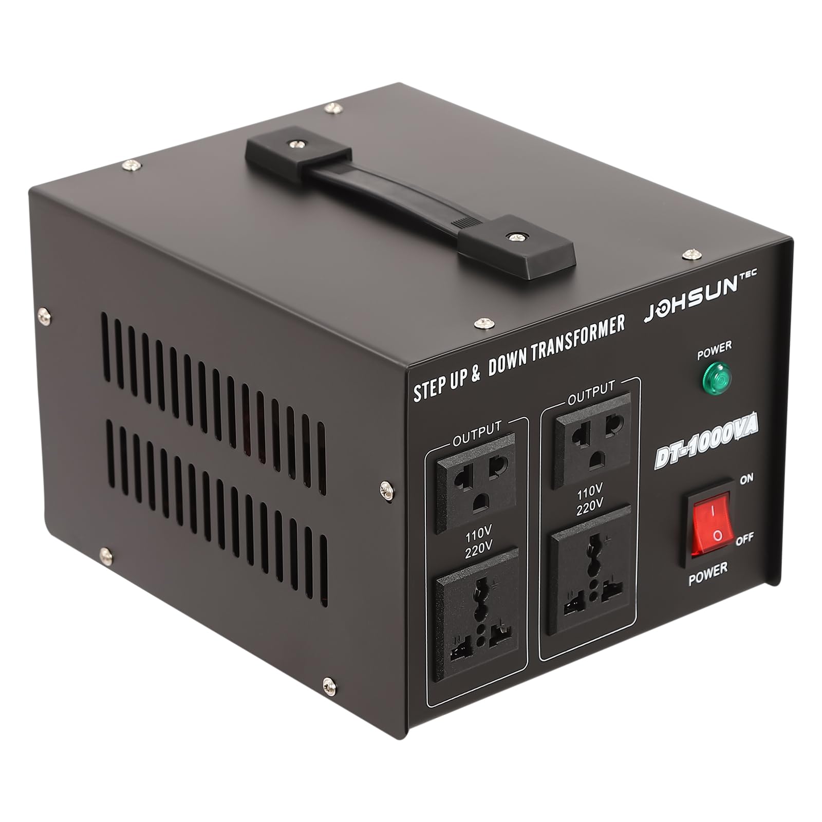 Transformador de voltaje de 800 W, 220 V a 110 V, convertidor de corriente, adaptador de viaje para todos los dispositivos electrónicos y eléctricos