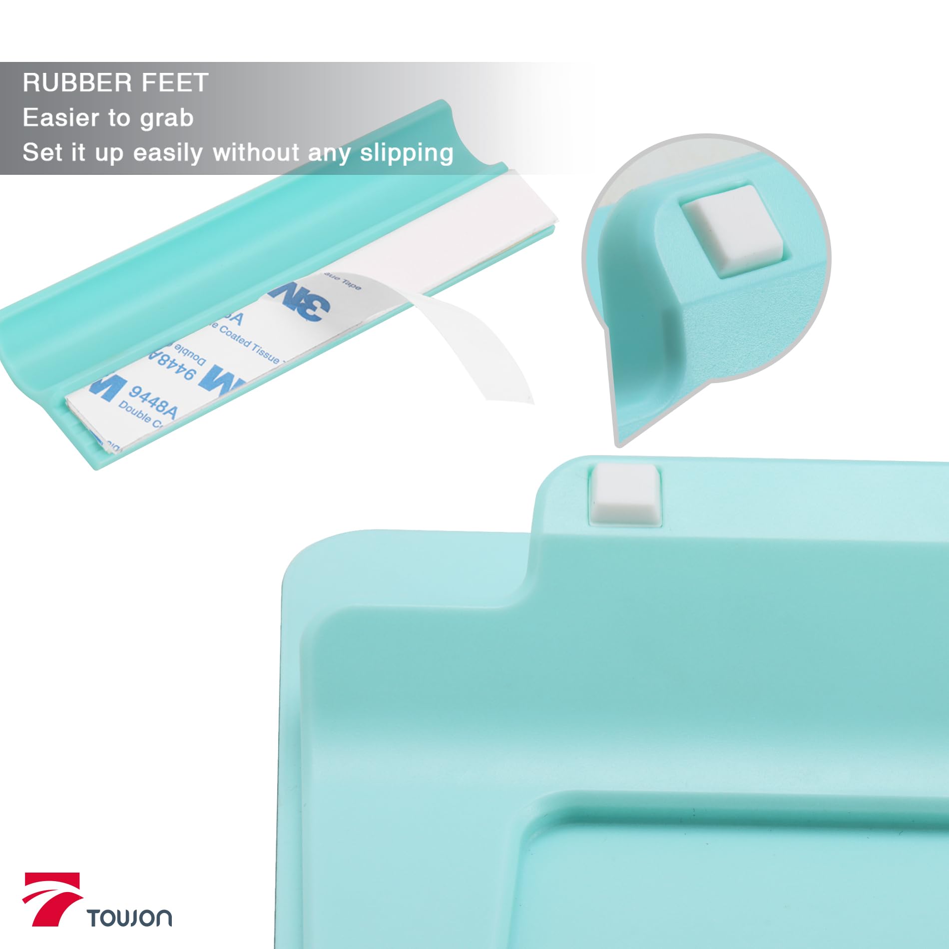 Minzgrünes Glas-Whiteboard 20,3x15,2cm - Tisch-Whiteboard Mit Neigung, Trocken Abwischbar