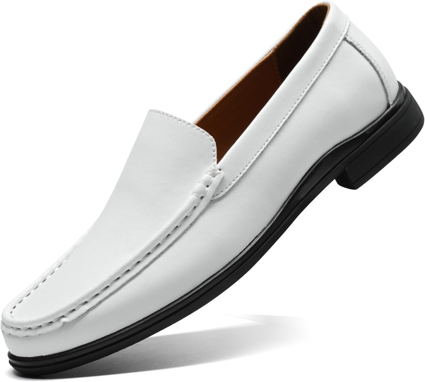 Men’s Loafers Casual Leather Slip-On Oxfords Driving Shoes Dress Soft Comfortable & Light-Weight Black Men’s Loafers Casual Leather Slip-On Oxfords Driving Shoes Dress Soft Comfortable & Light-Weight Black