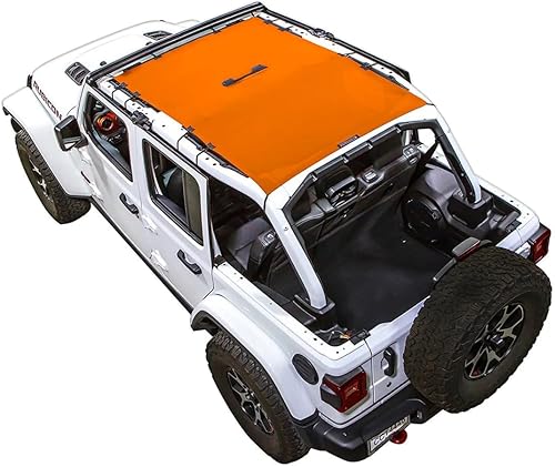 Miniatura 6 de SPIDERWEBSHADE - Parasol de malla para Jeep Wrangler, accesorio de protección UV, fabricado en EE. UU., Rosado