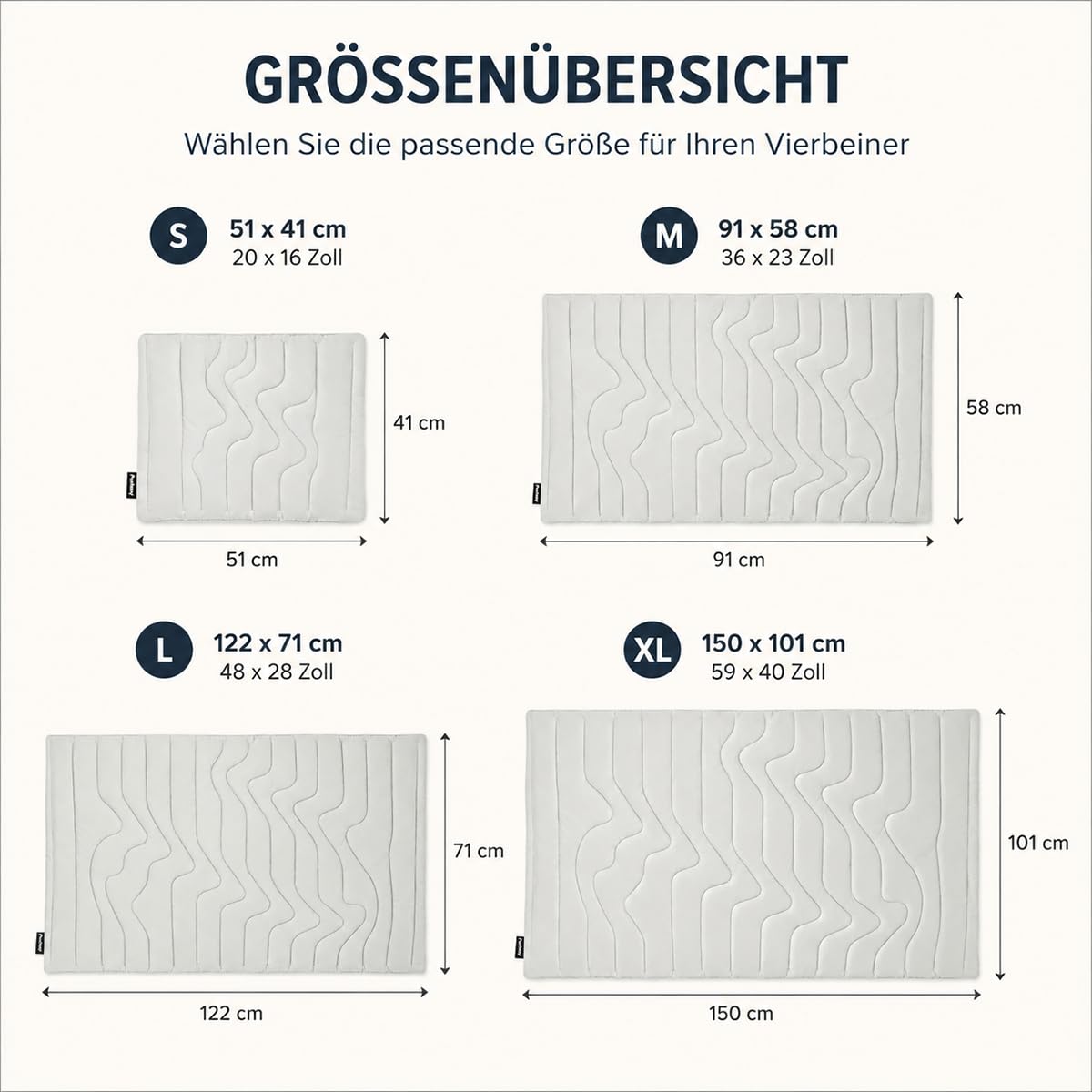 Pfotenchill KüHlmatte, Pfotenchill - Die Innovative KüHlmatte FüR Hunde, SelbstküHlende KüHlmatt FüR Hunde, Groß & Rutschfest, Waschbar, Faltbar Ideal FüR Sommer, Auto, Garten & Reisen (Gray,M)
