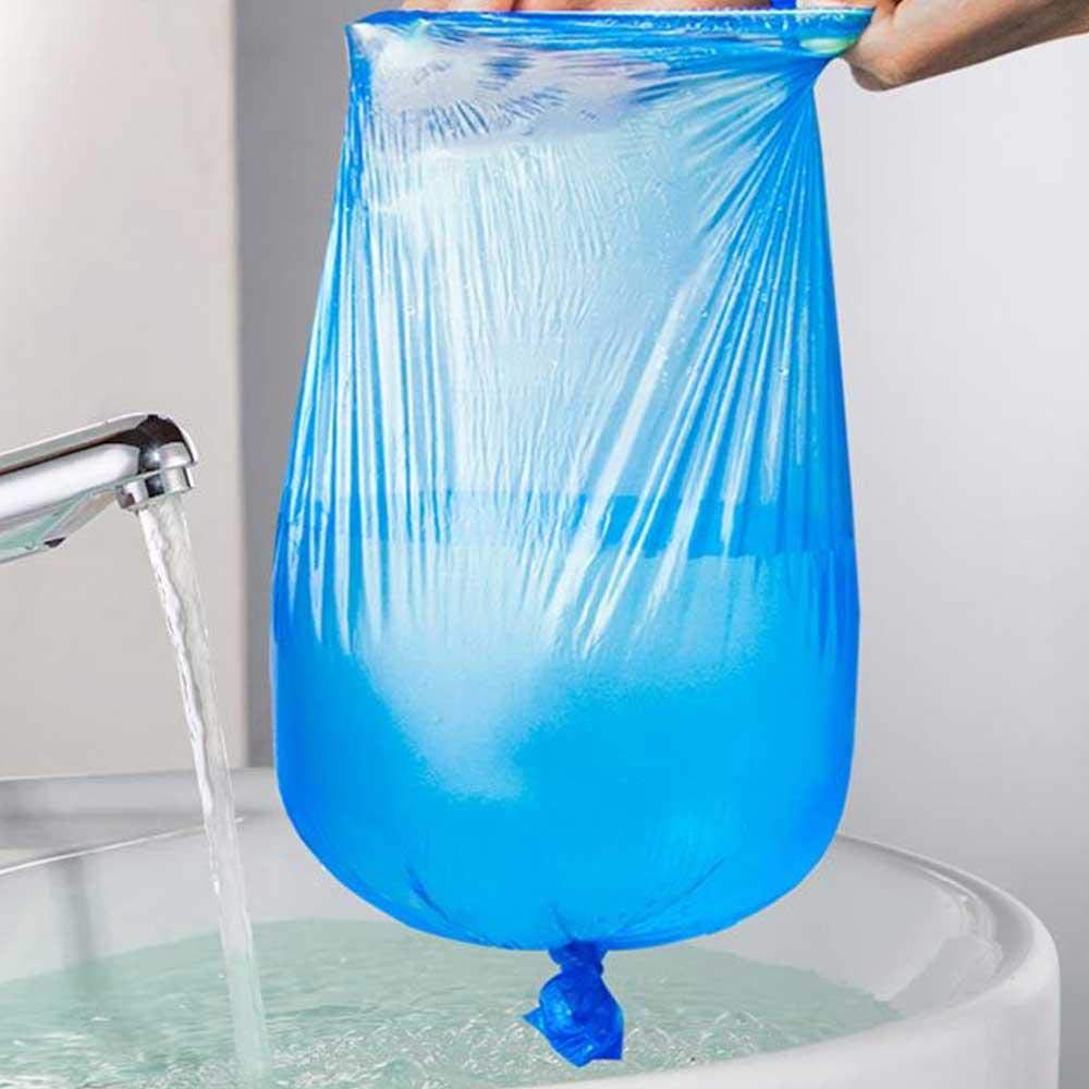 Manicotti usa e getta in polipropilene, 100 pezzi, lunghezza 38 cm, copri-maniche, polsino elasticizzato, impermeabili, da usare durante pittura, riparazioni, pulizie, tatuaggi, unisex Blue