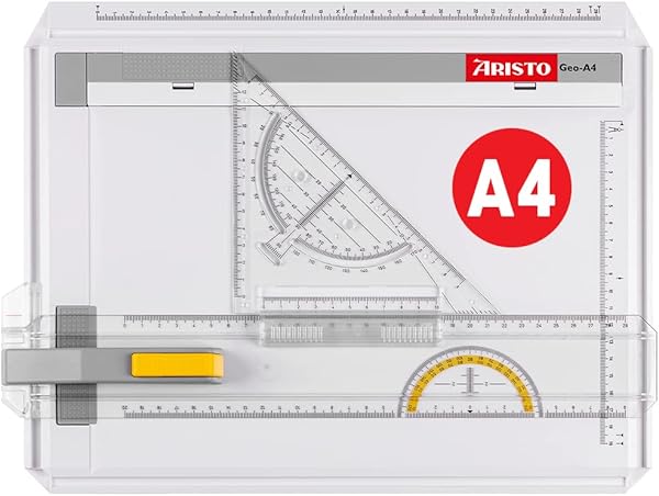 Aristo Zeichenplatte A4 GEO-Board AR70442 mit Schnellzeichendreieck
