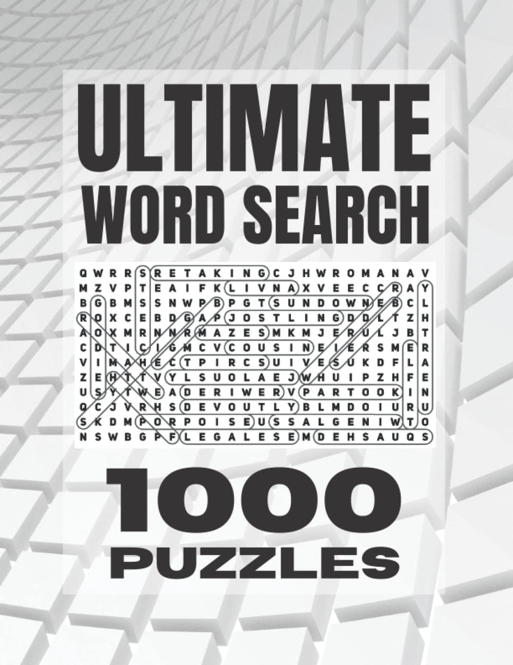 Ultimate Word Search: 1000 Puzzles, Giant Word Search Book for Adults