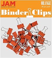 Vista 68 de JAM PAPER Clips para carpeta coloridos - Extra Pequeños - 3/5 Pulgadas (15 mm) - Clips para carpeta azules - 30/Paquete