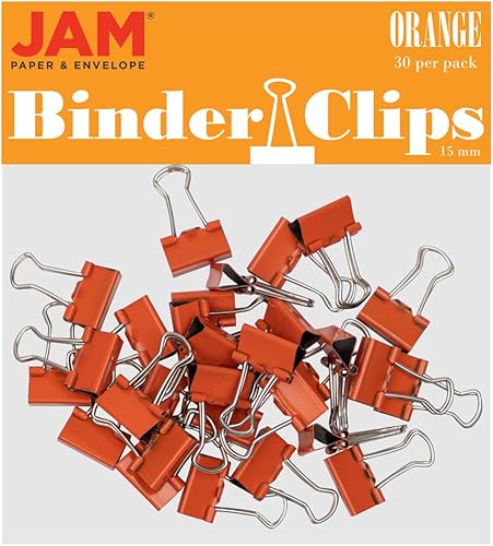 Vista 333 de Broches aprietapapeles JAM Paper®, Rojo