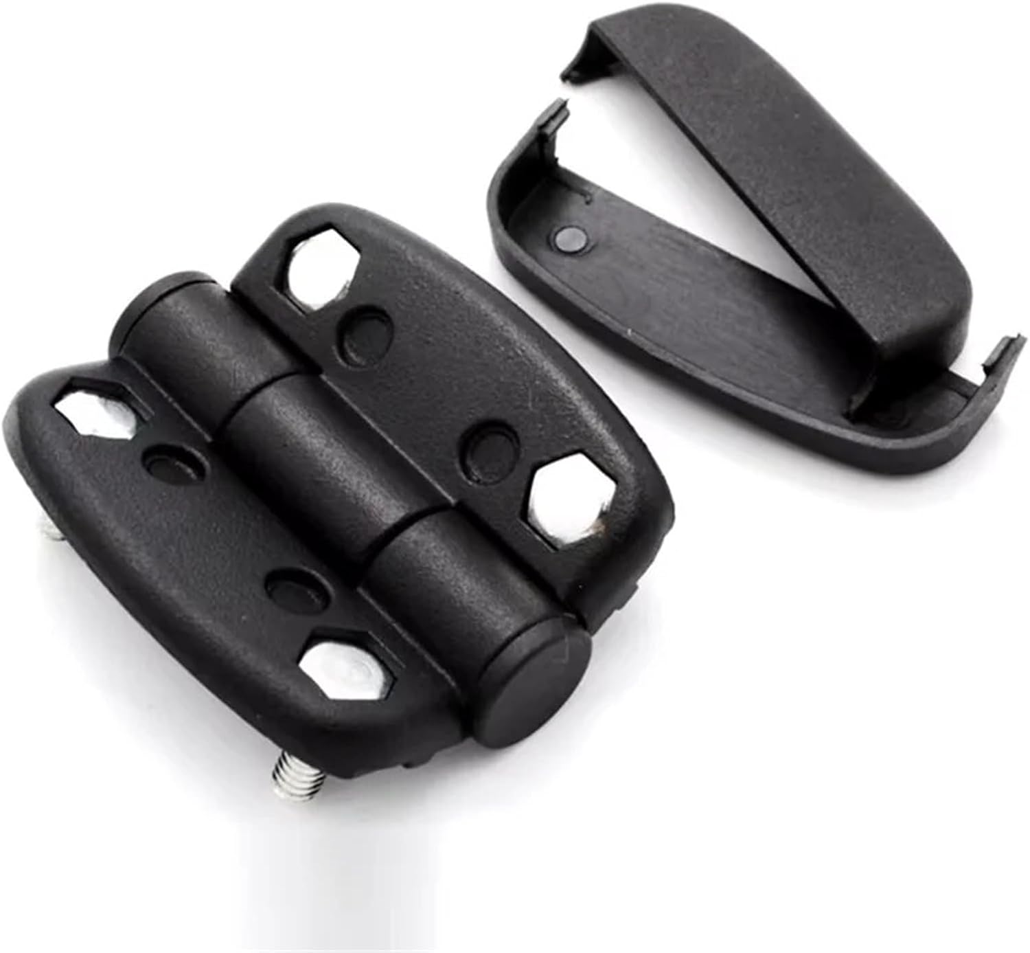 Decorative Hinges in Black Hinge Without Positioning for Furniture Cabinet Equipment 1Pcs