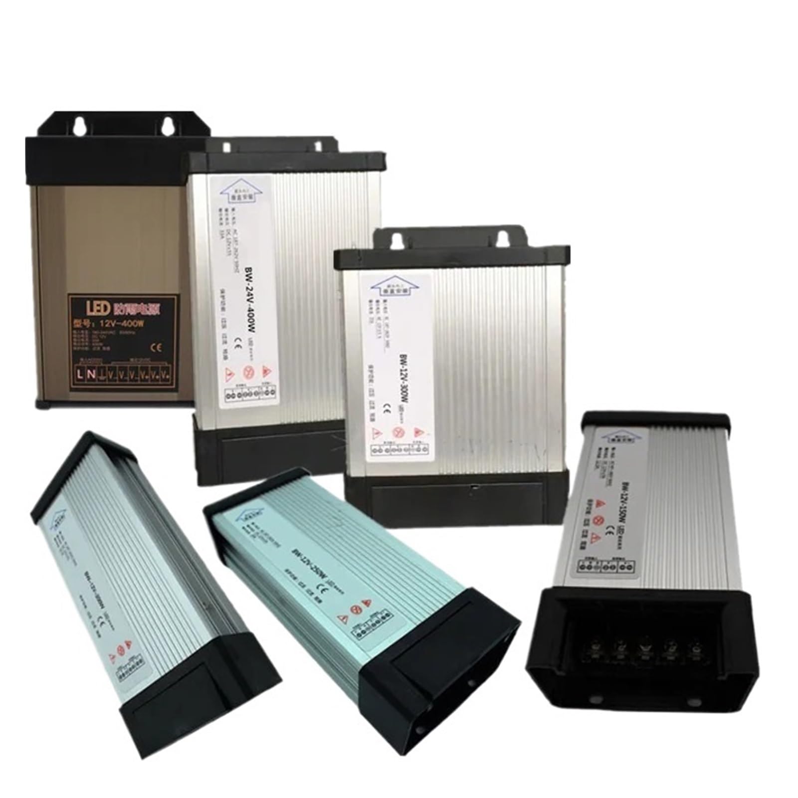 Alimentation LED 12V 300W étanche pour éclairage extérieur