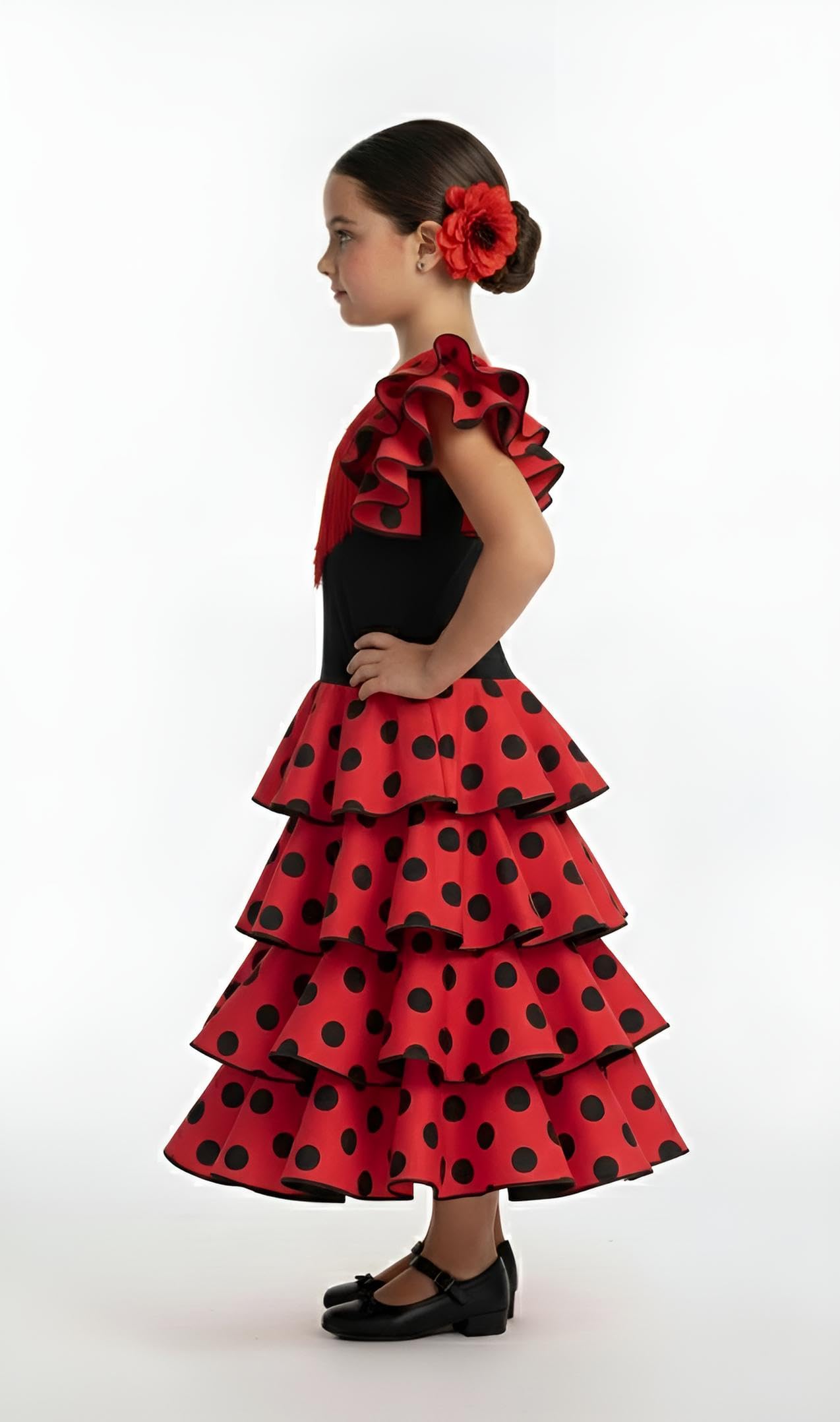 Robe pour fille pour danse flamenco ou sévillane
