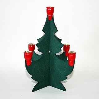 Swedish Christmas Tree Candleholder - 8"