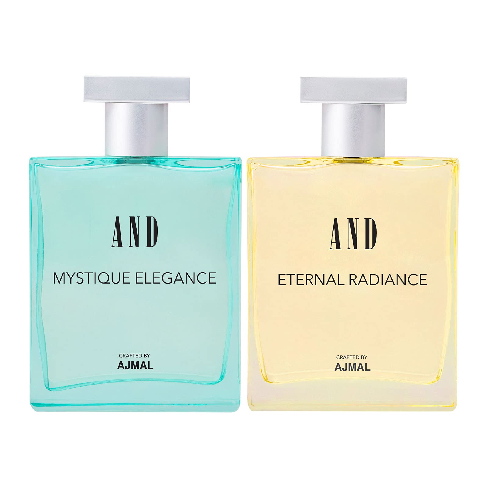 AND Mystique Elegance & Eternal Radiance Pack of 2 Eau De Parfum 100ML each for Women Crafted by Ajmal + 2 Parfum rs