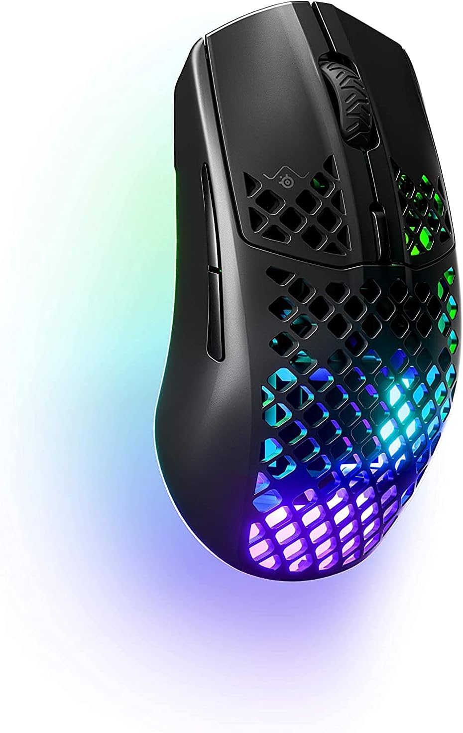SteelSeries Aerox 3 Wireless - Super Light Gaming Mouse - 18,000 CPI TrueMove Air Optical Sensor - Ultra-Lightweight Water Resistant Design - 200 Hour Battery Life (Renewed)