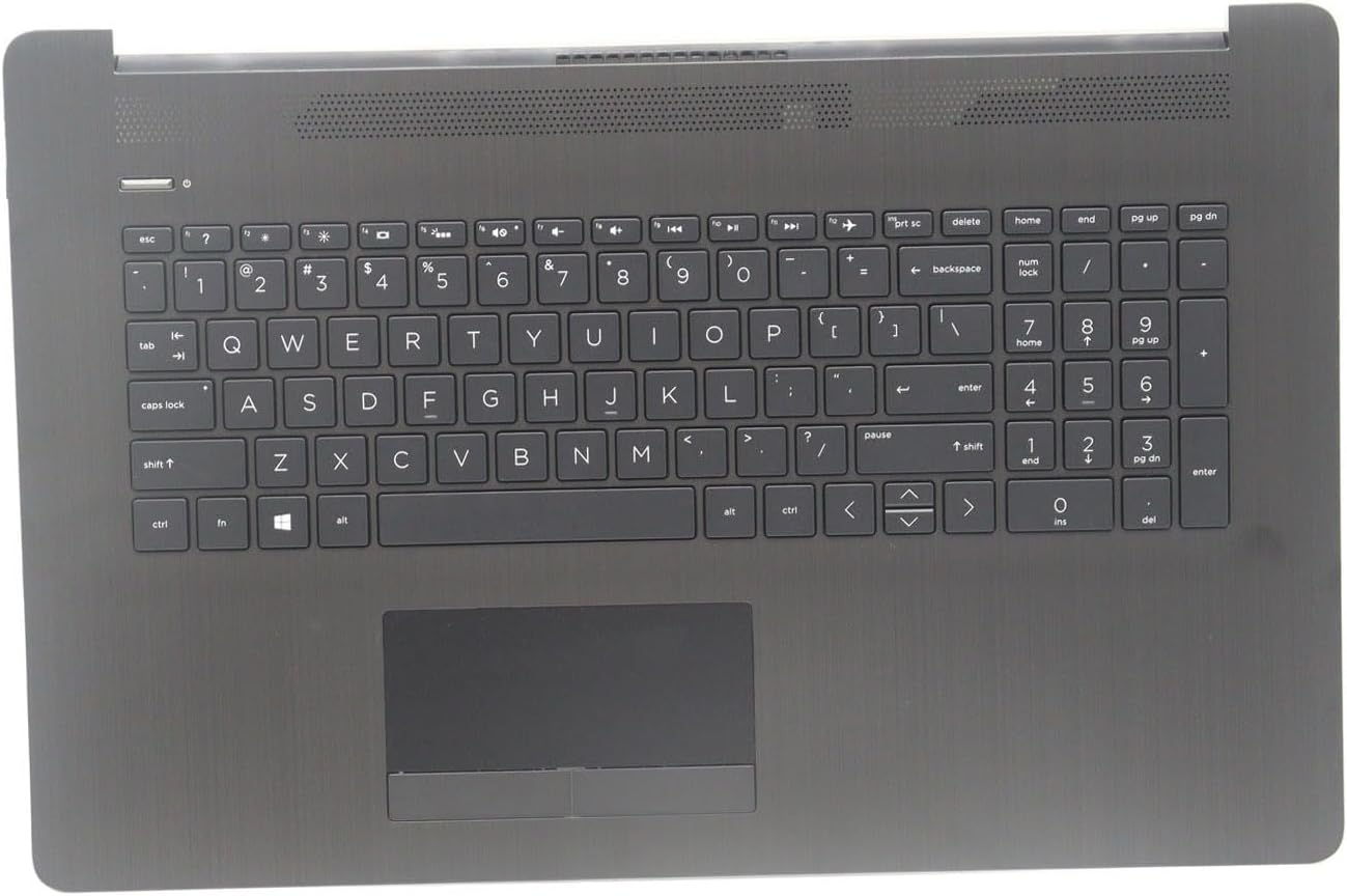 New Palmrest for HP 17BY 17-by 17CA 17-CA 17T-by 17Z-CA 17-BY0053CL 17-BY1053DX 17-BY3613DX 17-BY0062CL Upper Case Top Cover with Backlit US Keyboard & Touchpad L22749-001 L22750-001 L22751-001