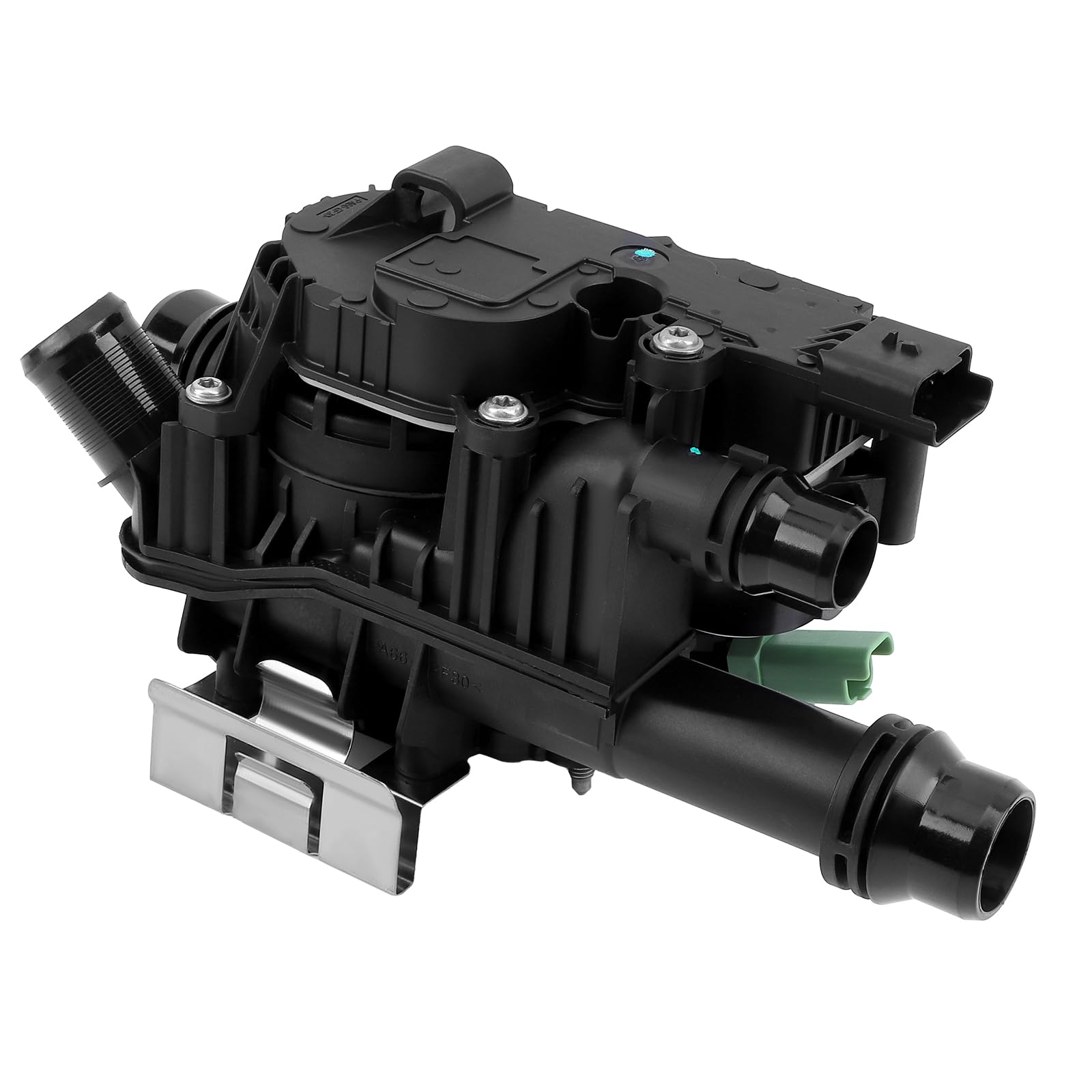 KAOLALI Termostato refrigerante 301 308 9803549480 9850364680 Termostato compatibile per 1.6 BlueHDi / 1.6 Turbo d C3 BERLINGO C-ELYSEE C4 DS SPACETOURER JUMPY 208 2008 301 308 3008 508 5008