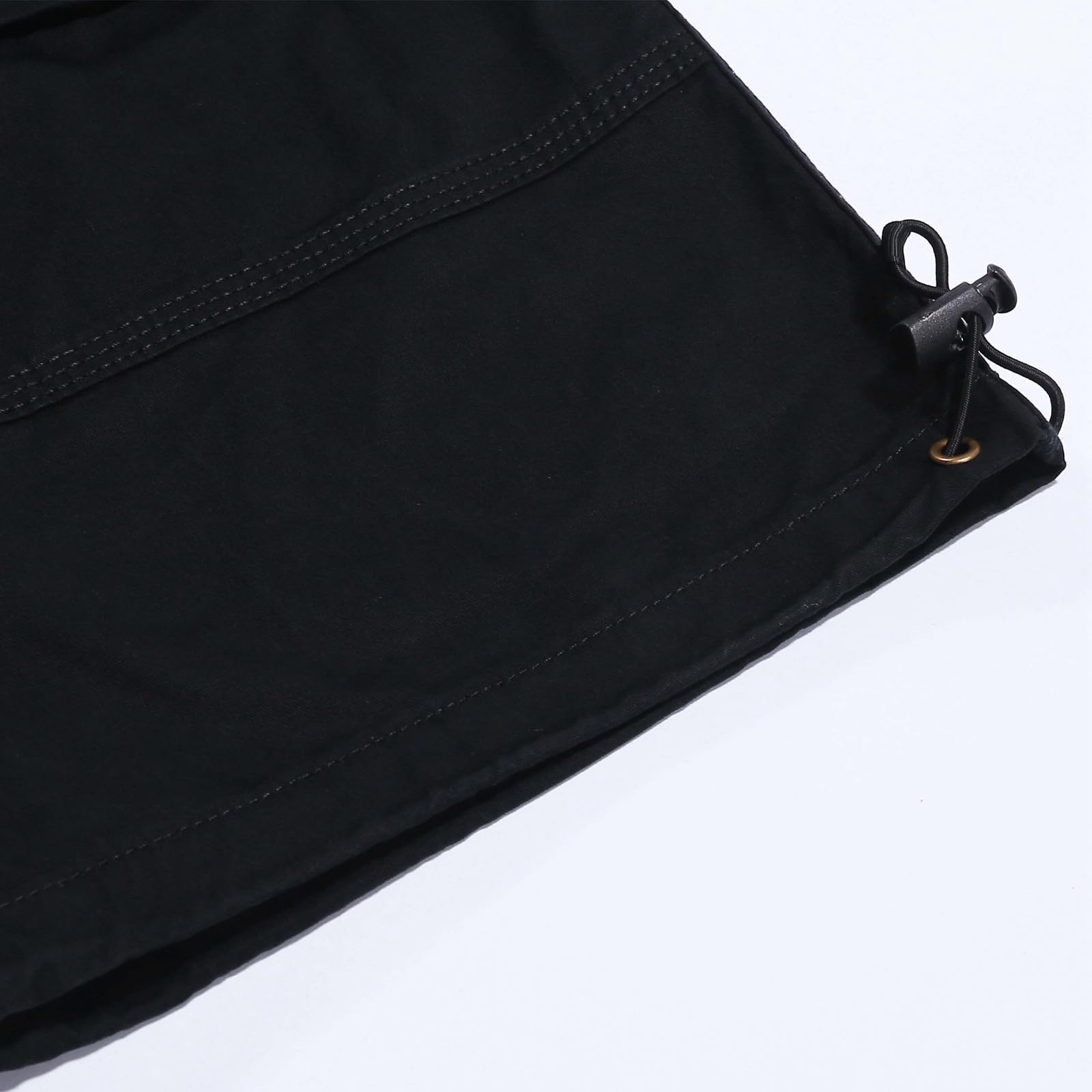 Pantaloncini Cargo da Uomo in Cotone Elastico in Vita Capri al Ginocchio Pantaloni con Tasche Multiple Sportivi Leggero Shorts