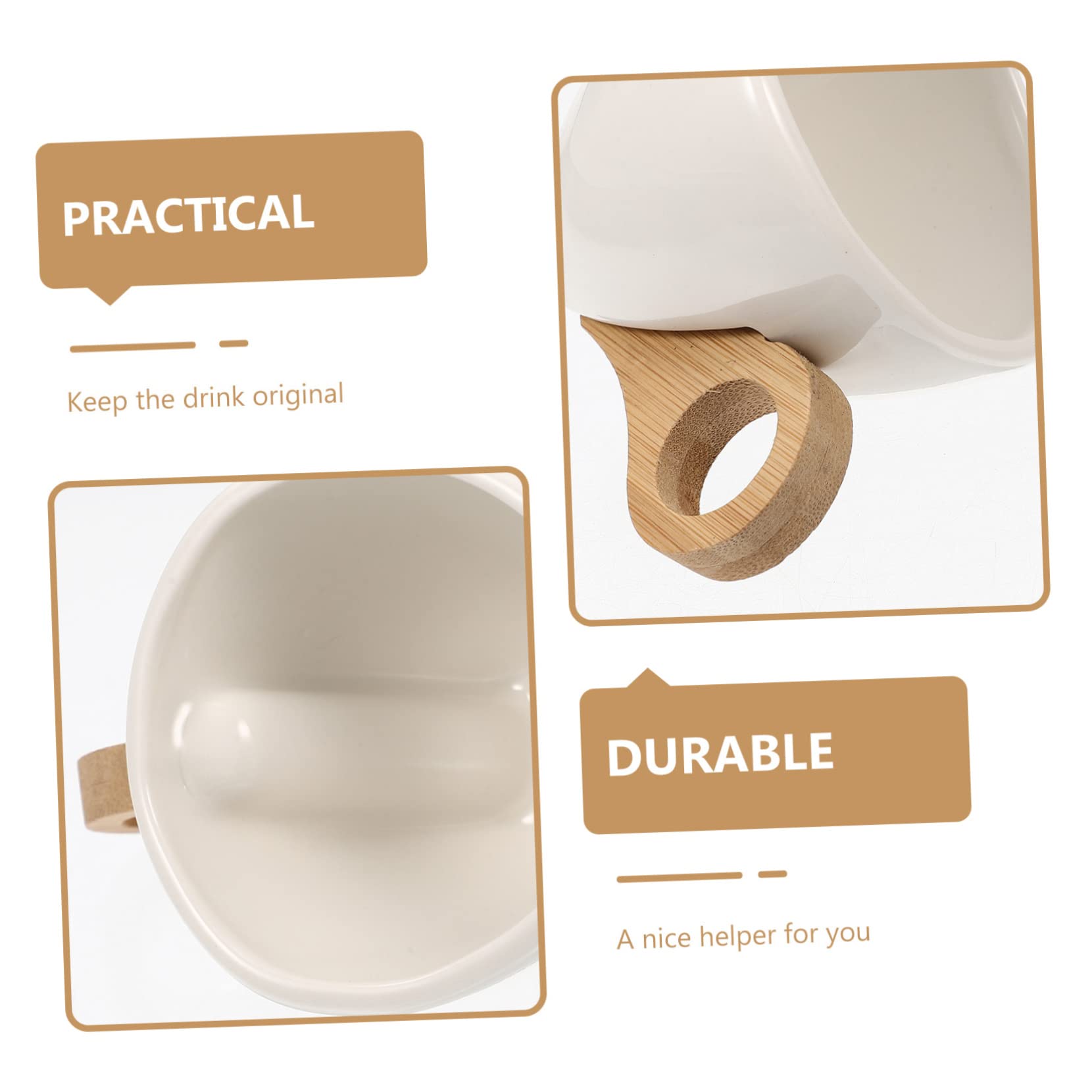 Alipis Portable Wooden Bar Tool Storage Box for Bitter Bottles Creative Gradient Mug and Stylish Storage for Home and Restaurant Use