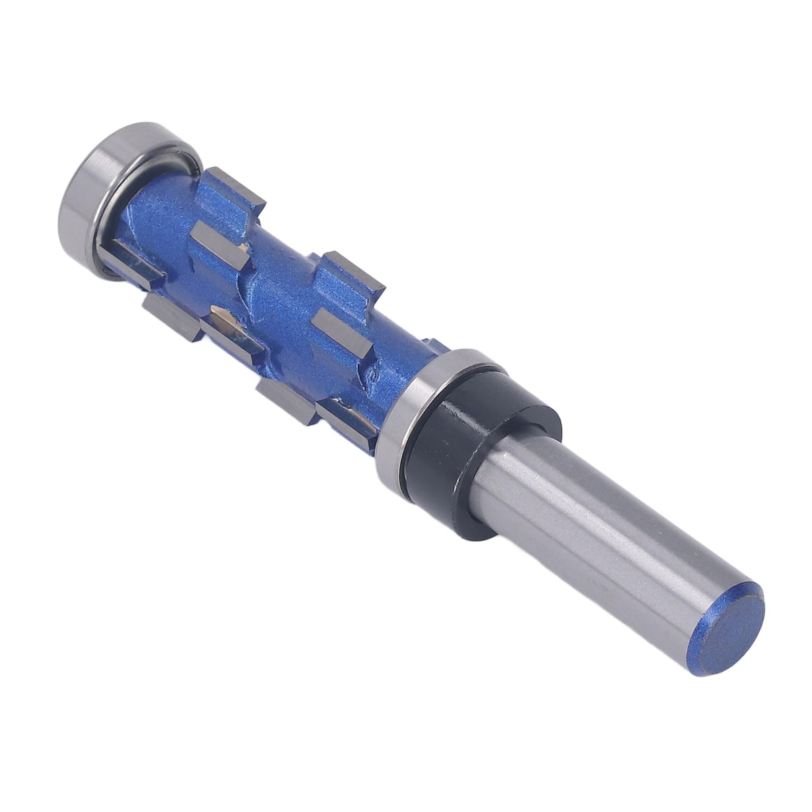 Flush Trim Router Bit Thick Tungsten Steel Blade Spiral Flush Trim Router Bit Bearing Round Shank Cutter for Woodworking
