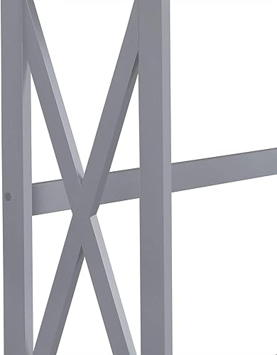 Miniatura 6 de Topeakmart Mesa consola con tomas de corriente y puertos USB mesa de sofá estrecha de 40 pulgadas mesa de entrada de madera detrás del sofá con