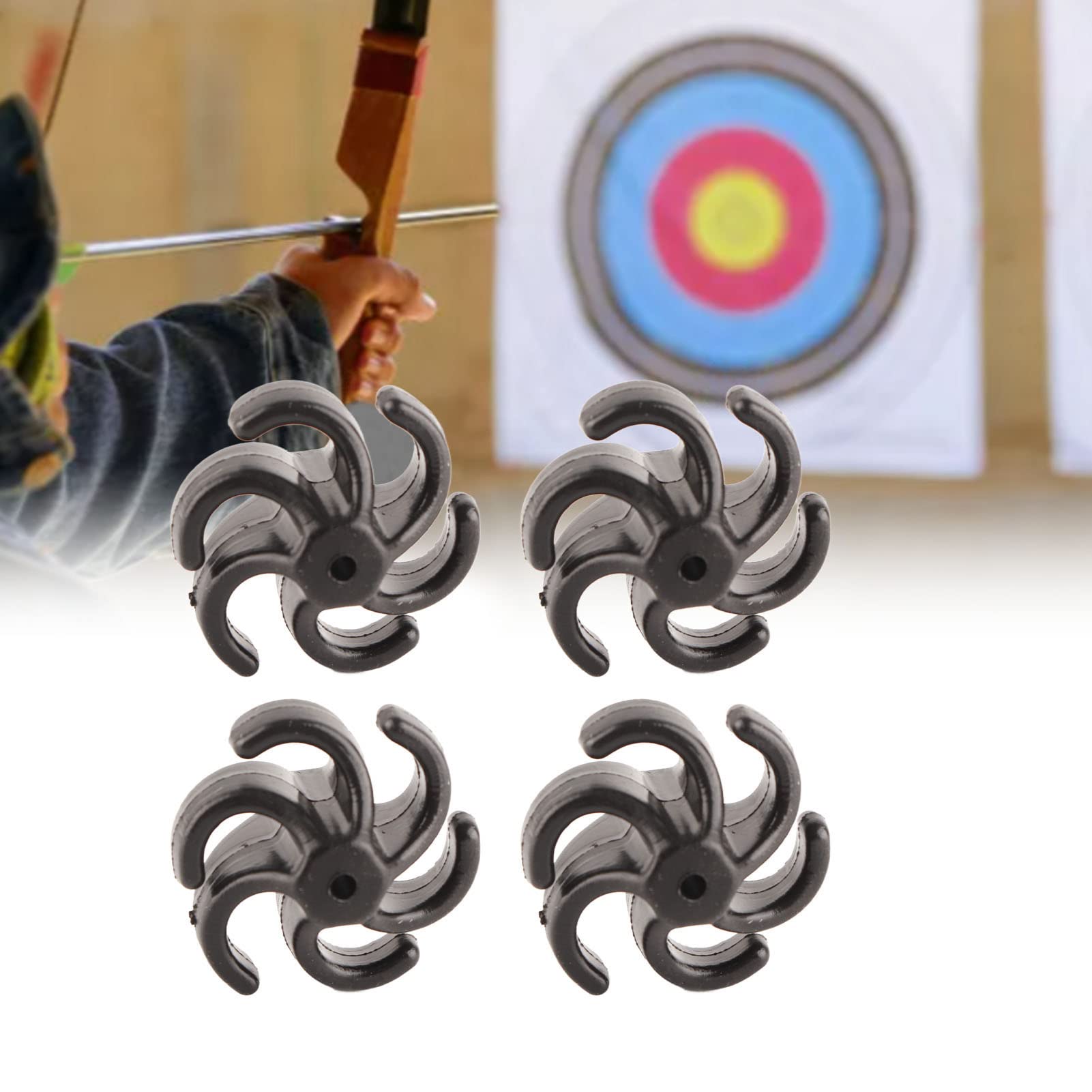 Silencieux De Corde Archery Paire Tir à L'arc Recurve Arc Membre