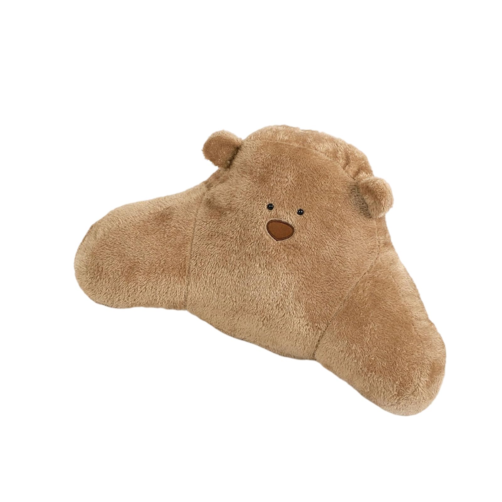 YROHGKPN Plush Bear Car Neck Pillow and Lumbar Cushion with Elastic Straps