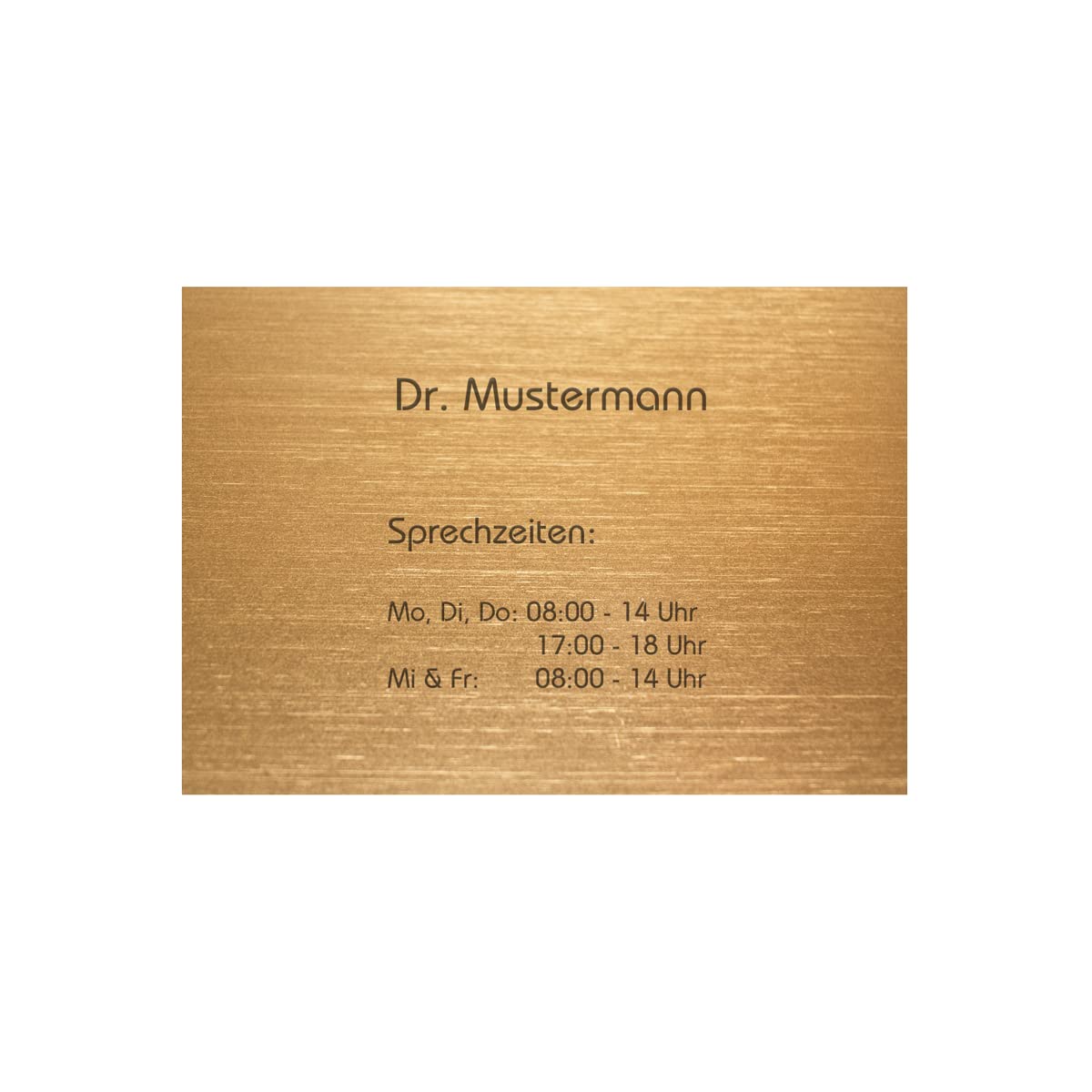 Plaque De Cabinet Avec Texte Personnel De Votre Choix – 300 X