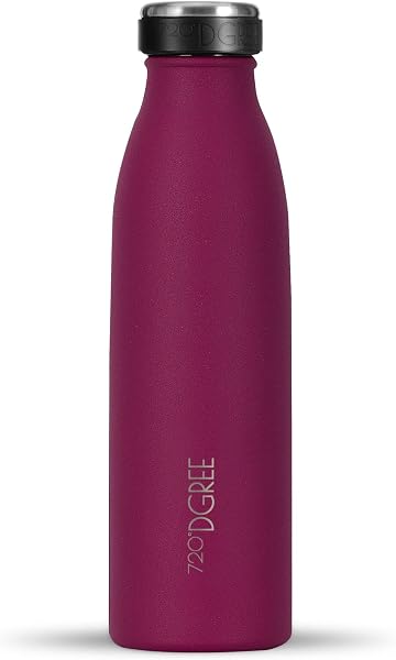 720°DGREE Borraccia Termica 500 ml milkyBottle - Senza BPA, Prova di Perdite - Bottiglia Acqua Termiche in Acciaio Inox - Borracce Perfetto per Bevande Calde, Fredde, Bambini, Bambina, Scuola - 1