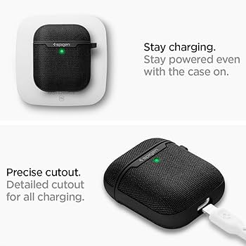 Amazon.co.jp: Spigen AirPods ケース (第1世代 / 第2世代 対応