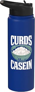 Curds And Casein High Protein Cottage Cheese Fitness Stainless Steel Insulated Water Bottle