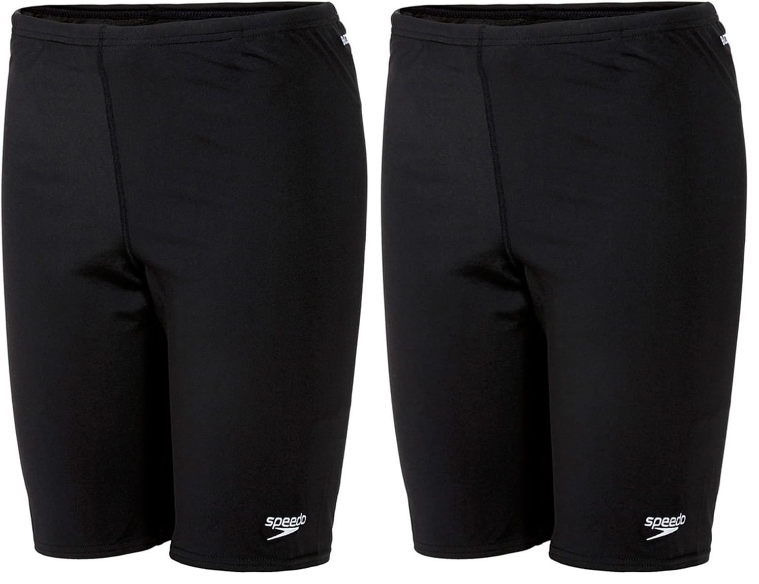 Speedo Boys Endurance+ Jammer Swimming Trunks | Training | Chlorine Resistant | Quick Drying | Stretch Fabric | Comfort Fit, Black, 9-10