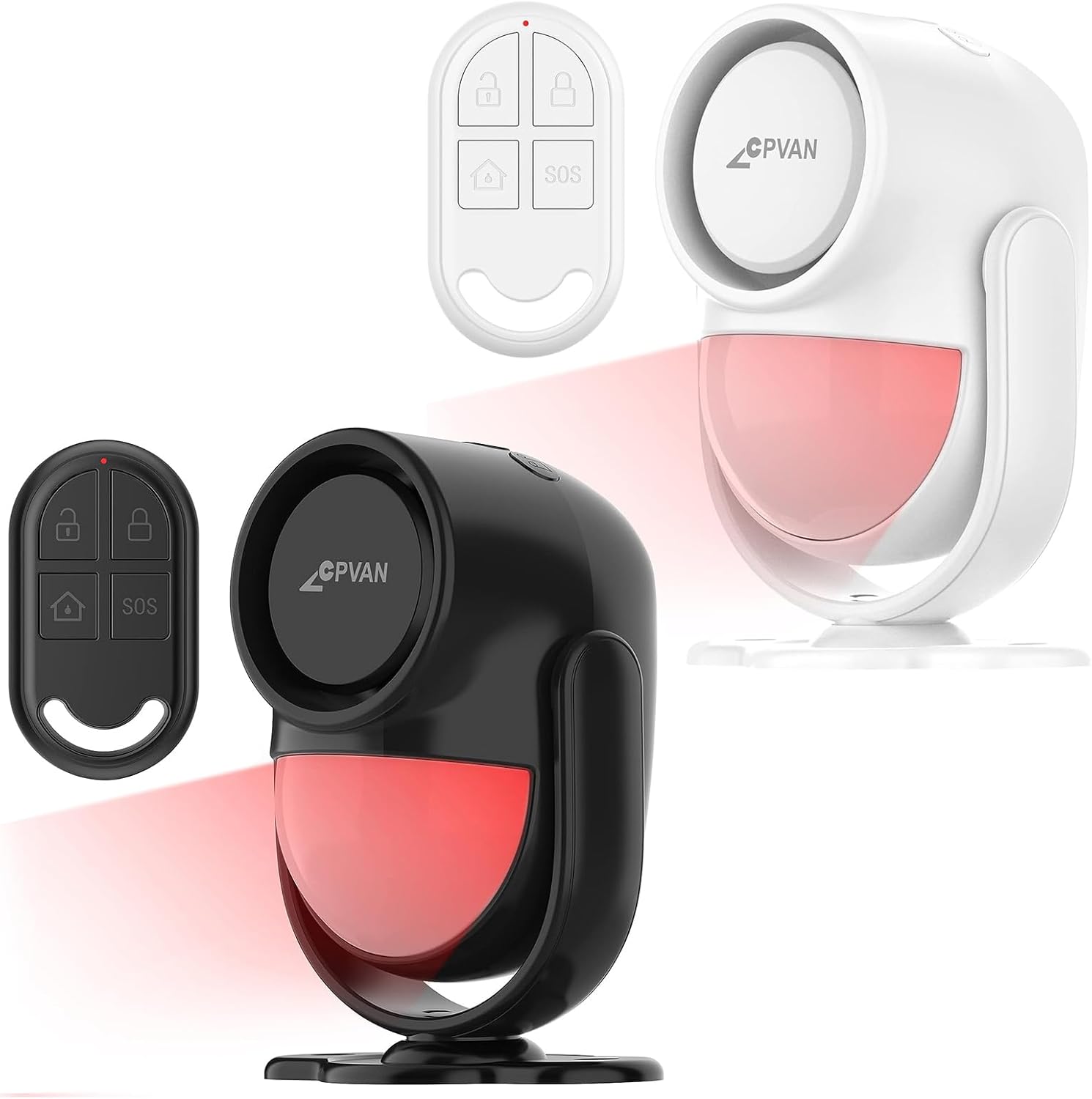 CPVAN 125dB Loud Motion Sensor Alarm with 328ft Remote