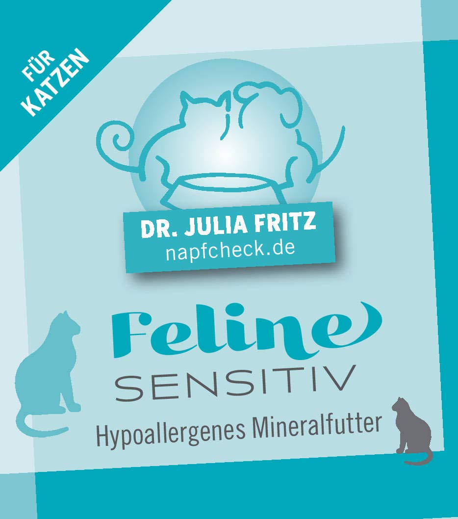 napfcheck Feline Sensitiv - Hypoallergene Ergänzung für Katzen - 120 g