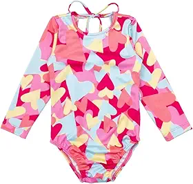 Roupa De Banho Praia Natação Maiô Forrado Infantil Menina