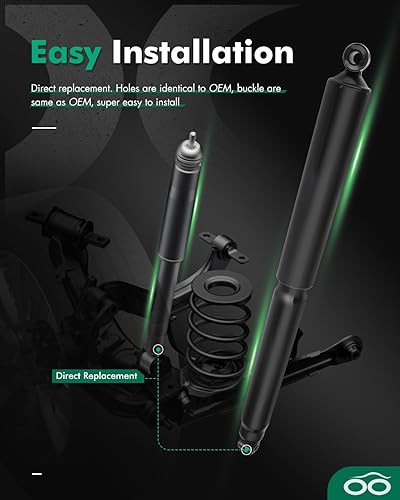 Miniatura 6 de Amortiguadores, par trasero SCITOO de amortiguadores de gas Fis 2005 2006 2007 2008 2009 2010 2011 2012 para Ford para F-250 Super Duty, 2005-2007